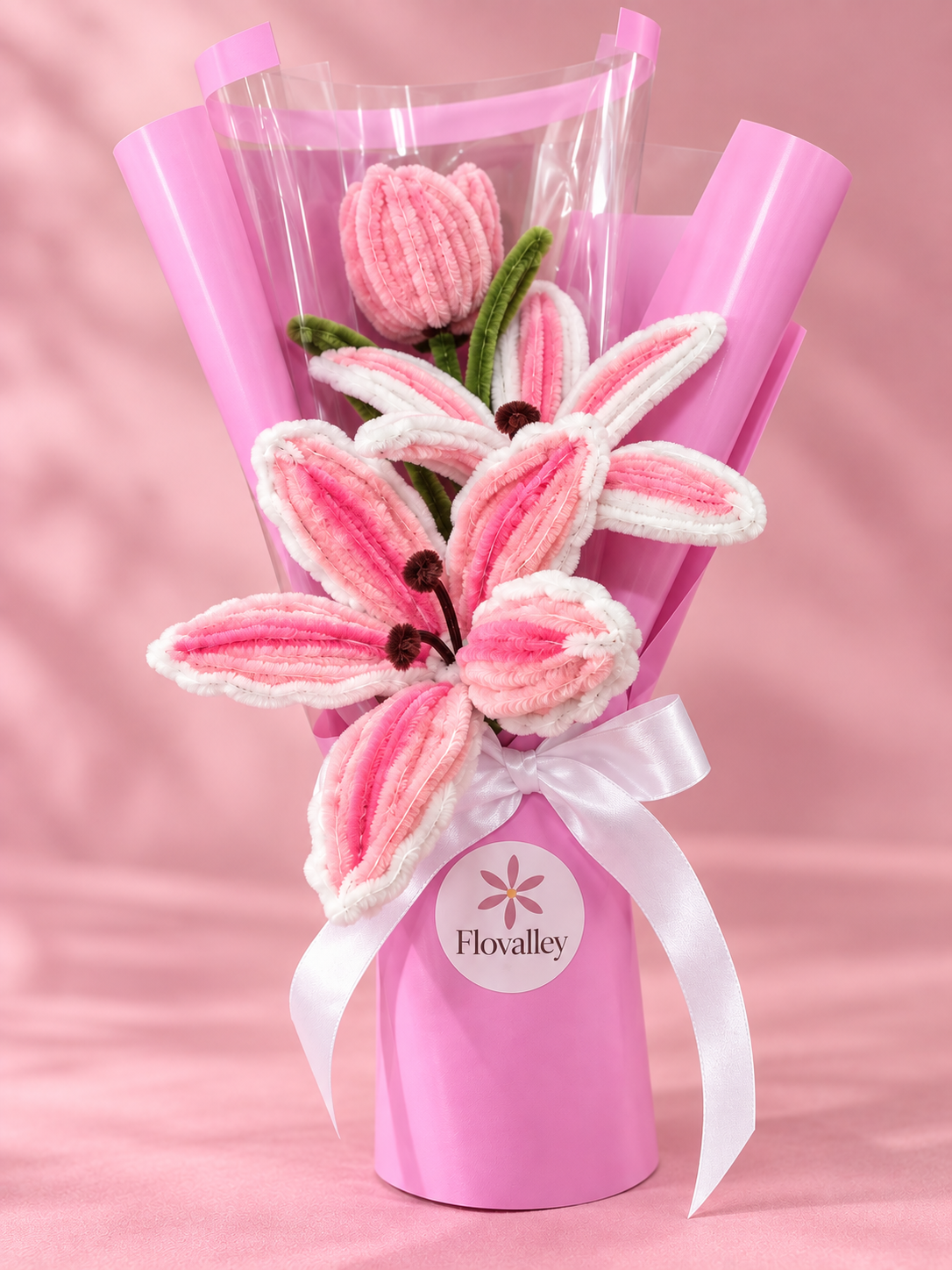 Pink Lily & Tulip Bouquet