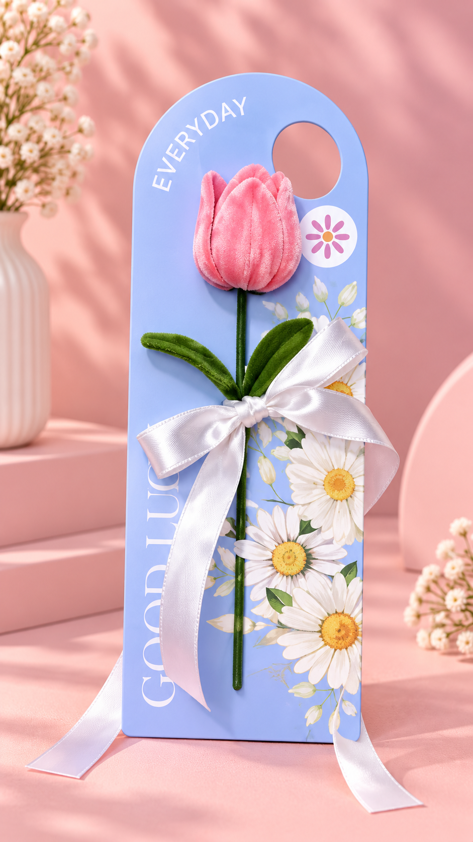Pink Tulip Card