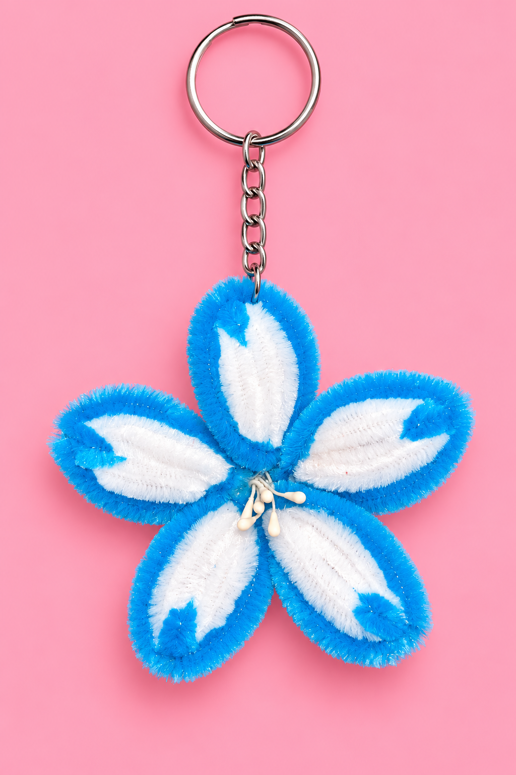 Blue & White Flower